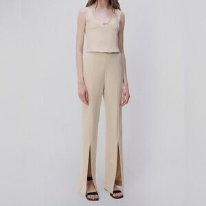 Jonathan Simkhai The Chase Front Slit Pant